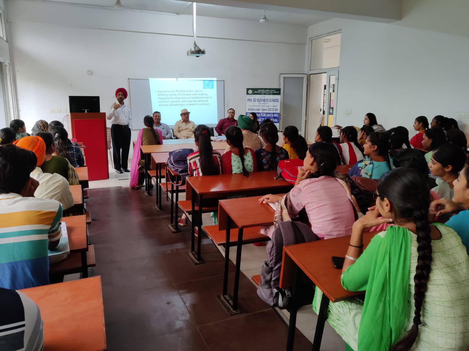 Admission Outreach at GGDSD College, Kheri Gurna, Punjab, May 17, 2022, Admission Team, PML SD Business School