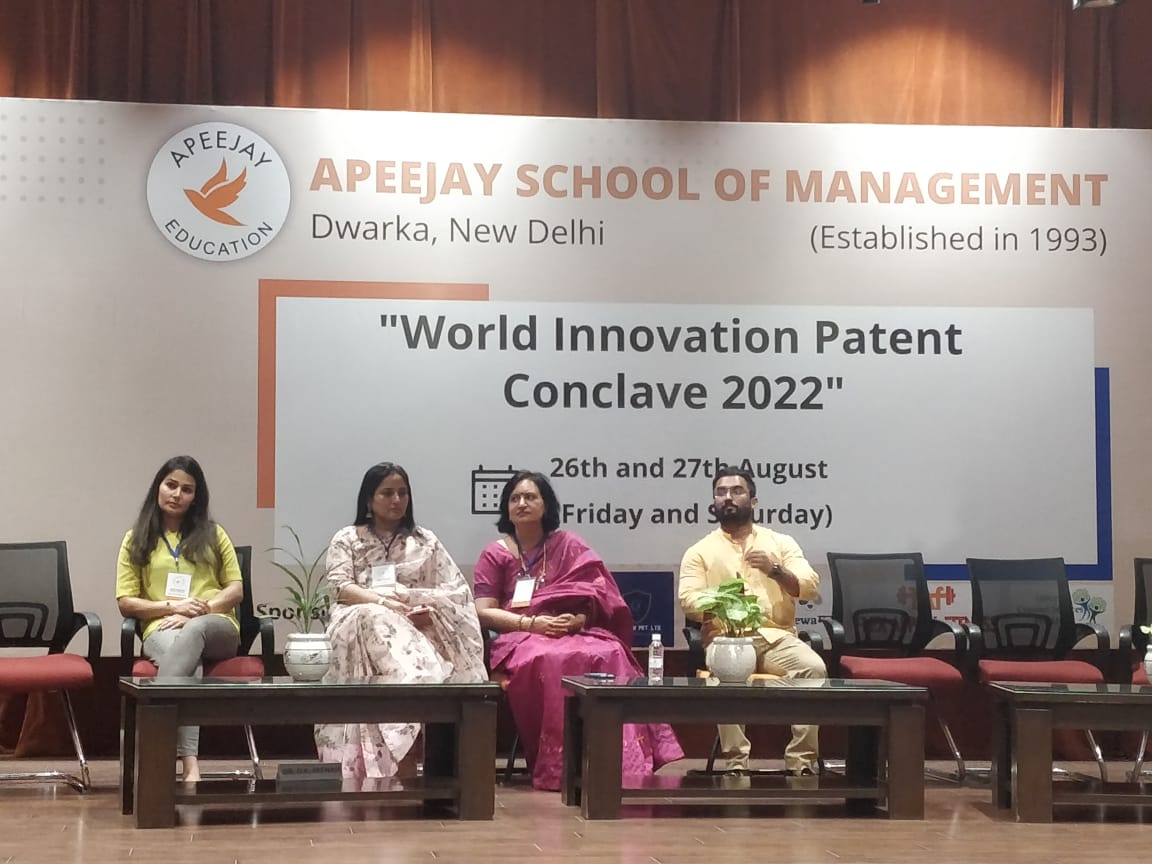 Prof Richa Sharma - World Innovation Patent Conclave 2022 August 26-27, 2022